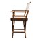 Whitecap Newport Director's Chair with Natural Fabric Seat 60044 - alternate 2